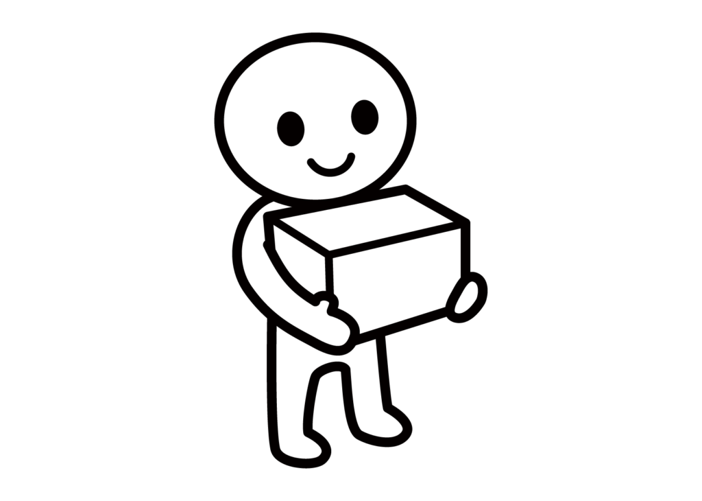 預けたグッズを取り出した人