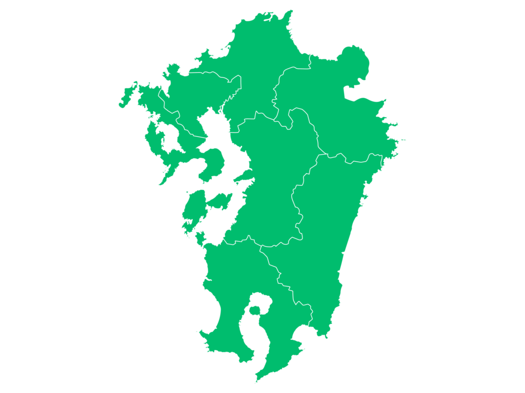 九州エリアの地図